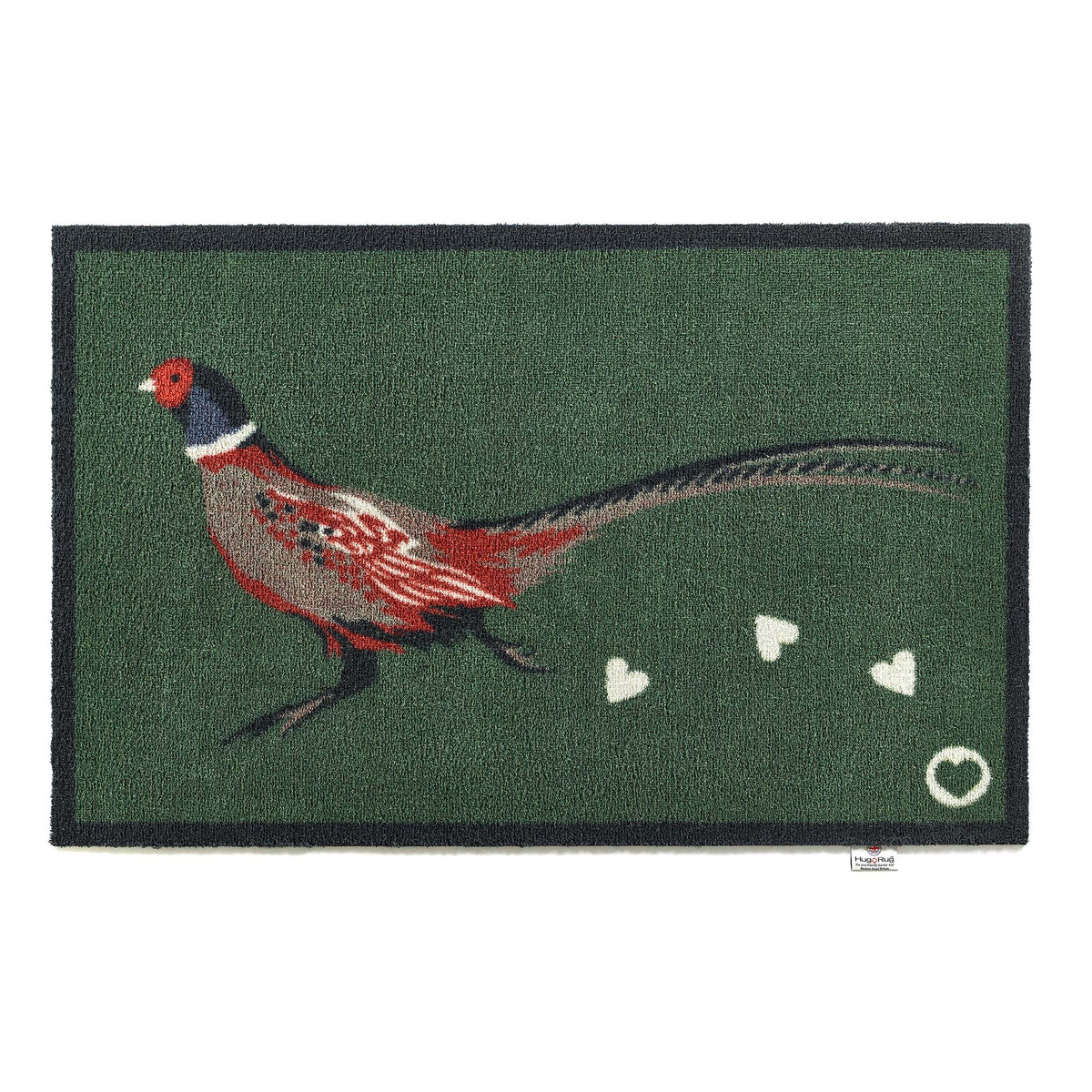 Pheasant Green 2 Washable Doormat 6