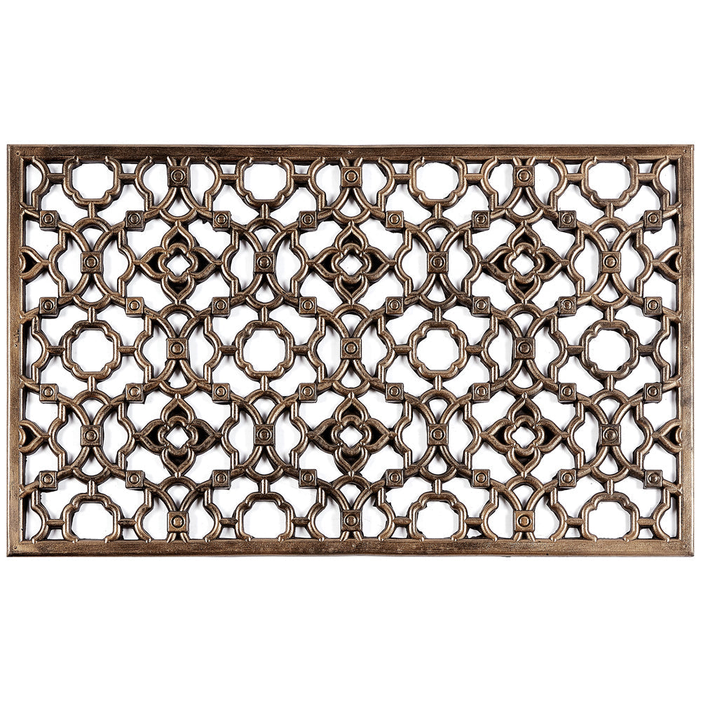 Rubber Scraper Cast Iron Effect Doormat 1