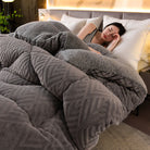 Ownkoti Thick Sherpa Winter Blanket with Quilt Core