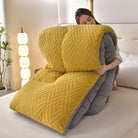 Ownkoti Thick Sherpa Winter Blanket with Quilt Core