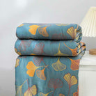 Ownkoti Ginkgo Leaf Pattern Cotton Reversible Quilt - image 6