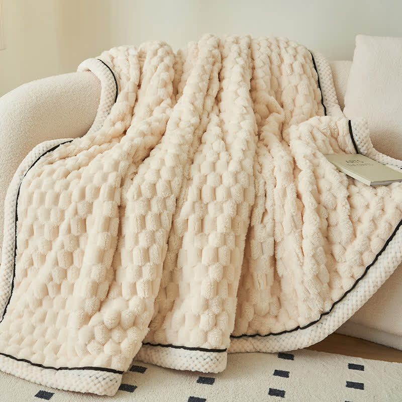 Ownkoti Thick Coral Fleece Reversible Throw Blanket - image 12