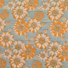 Ownkoti Vintage Orange Sunflower Cotton Blanket - image 7