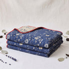 Ownkoti Reversible Blue Floral Cottage Quilt - image 4