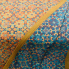 Ownkoti Orange & Blue Pattern Six Layers Cotton Quilt