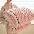 Ownkoti Thick Coral Fleece Reversible Throw Blanket - image 8