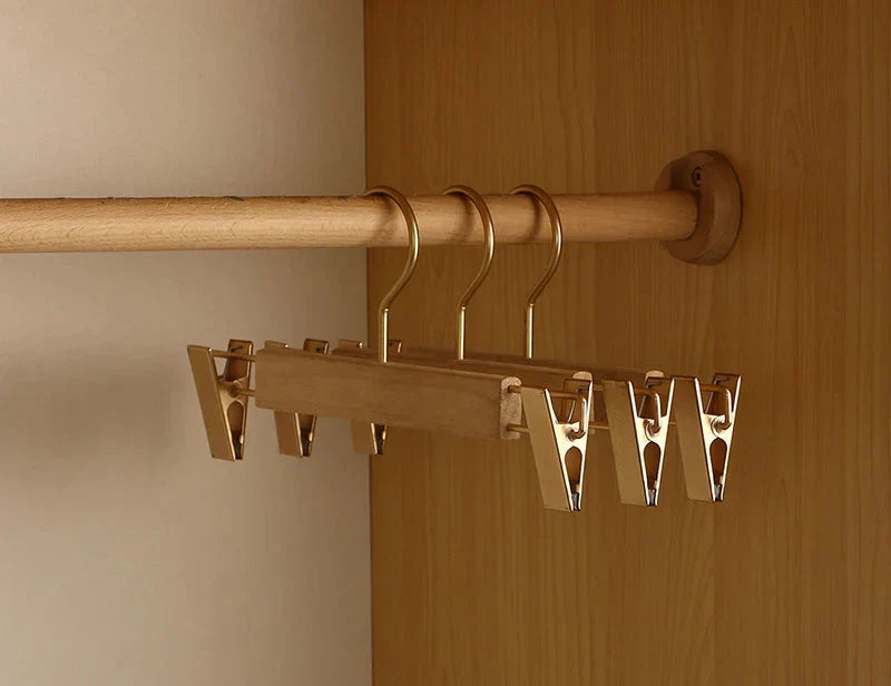 Aurelia Wooden Hangers | Premium Camphor Wood, Wide Shoulder Design 0