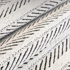 Aurivelle Herringbone Scallop Edge Sofa Cover
