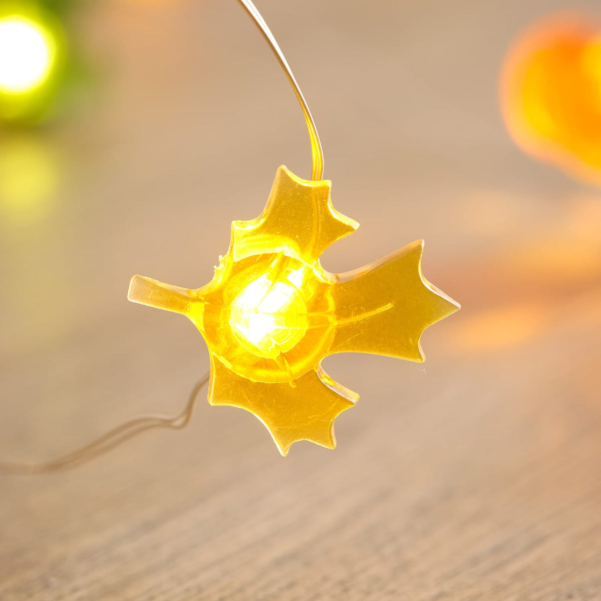 Fern | 30 LED Battery Autumn Micro String Lights With Timer