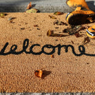 Ansel | Coir Welcome Doormat With Black Lettering