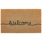 Ansel | Coir Welcome Doormat With Black Lettering