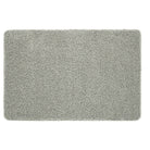 Ghost Grey Washable Rug in a solid grey colour, fully machine washable.