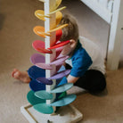 Wooden Rainbow Sound Tower  Educational Sensory Play Set - Product detail 5