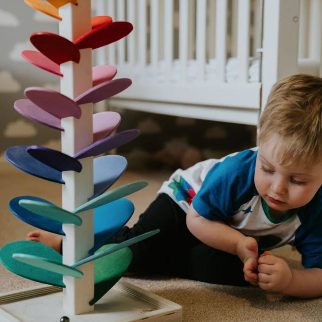 Wooden Rainbow Sound Tower  Educational Sensory Play Set - Product detail 6